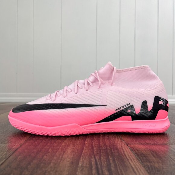 Nike Zoom Superfly 9 Academy IC Indoor Soccer Shoes DJ5627-601 Mens Size 12 Pink - Picture 2 of 16